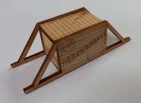 BuBi Model H070111 - H0 - Kiste Braum